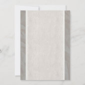 Invitations de douche nuptiale Silver Vintage Bow (Dos)