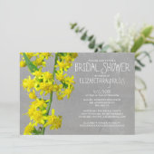 Invitations de douche nuptiale Solidago (Debout devant)