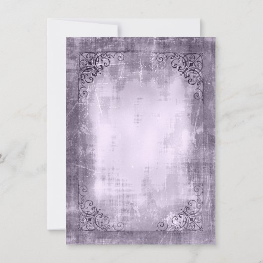 Invitations de douche nuptiale vintage (Dos)