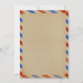 Invitations de douche nuptiale vintage (Dos)