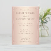 Invitations de douche nuptiale vintage (Debout devant)