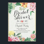 Invitations de douche nuptiale Vintage<br><div class="desc">Elégante Fête des mariées de mariage vintage Floral Formal Invitation Card. Un design parfait pour votre grand jour. Tous les styles de texte,  couleurs,  tailles peuvent être modifiés selon vos besoins !</div>