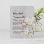 Invitations de douche nuptiale vintage (Debout devant)