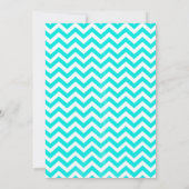 Invitations de douche nuptiale vintage Zigzag (Dos)