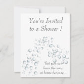 Invitations de douche - nuptiales ou bébé (Devant)