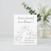Invitations de douche - nuptiales ou bébé (Debout devant)