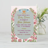 Invitations de douche pour bébé (Debout devant)