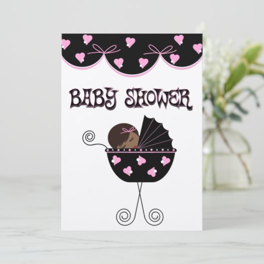 Invitations de douche pour bébé (Debout devant)