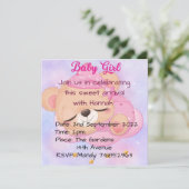 Invitations de douche pour bébé (Debout devant)