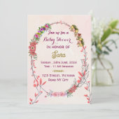 Invitations de douche pour bébé (Debout devant)