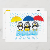 Invitations de douche pour bébé (Devant / Derrière)