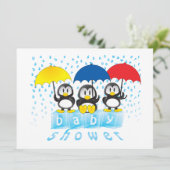 Invitations de douche pour bébé (Debout devant)