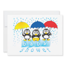 Invitations de douche pour bébé