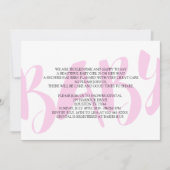 Invitations de douche pour bébé (Devant)