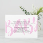 Invitations de douche pour bébé (Debout devant)