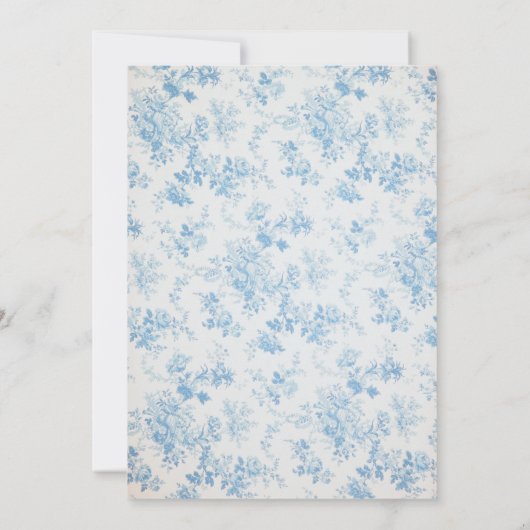 Invitations de douche pour bébé (Dos)