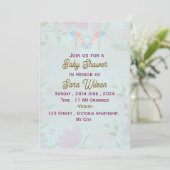 Invitations de douche pour bébé (Debout devant)