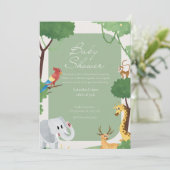 Invitations de douche pour bébé (Debout devant)