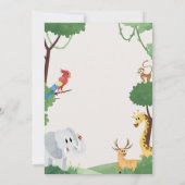 Invitations de douche pour bébé (Dos)