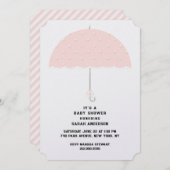 Invitations de douche pour bébé (Devant / Derrière)