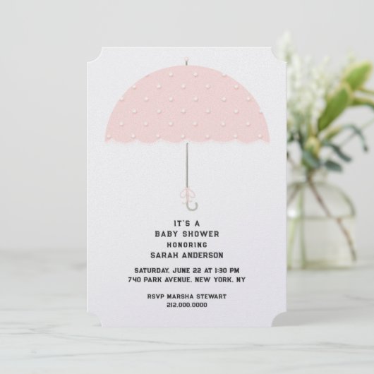 Invitations de douche pour bébé (Debout devant)