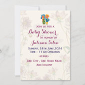 Invitations de douche pour bébé (Devant)