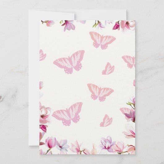 Invitations de douche pour bébé (Dos)