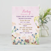 Invitations de douche pour bébé (Debout devant)