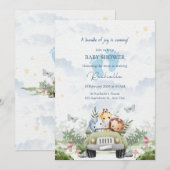 Invitations de douche pour bébé (Devant / Derrière)