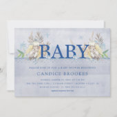 Invitations de douche pour bébé | Angel Baby (Devant)