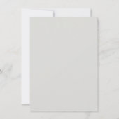 Invitations de douche pour bébé avec éléphant à la (Dos)