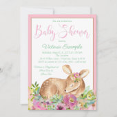 Invitations de douche pour bébé cerf (Devant)