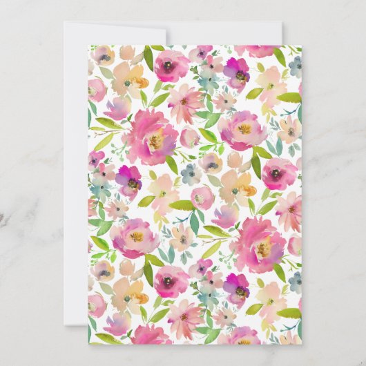 Invitations de douche pour bébé cerf (Dos)