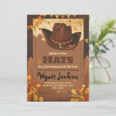 Invitations de douche pour bébé Cowboy (Debout devant)