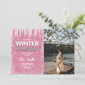 Invitations de douche pour bébé d'hiver Parties sc (Debout devant)