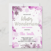 Invitations de douche pour bébé d'hiver Parties sc (Devant)