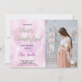 Invitations de douche pour bébé d'hiver Parties sc (Devant)