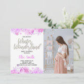 Invitations de douche pour bébé d'hiver Parties sc (Debout devant)