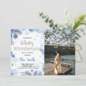 Invitations de douche pour bébé d'hiver Parties sc (Debout devant)