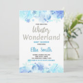 Invitations de douche pour bébé d'hiver Parties sc (Debout devant)