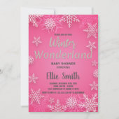 Invitations de douche pour bébé d'hiver Parties sc (Devant)