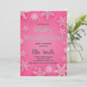 Invitations de douche pour bébé d'hiver Parties sc (Debout devant)