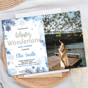 Invitations de douche pour bébé d'hiver Parties sc