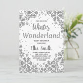 Invitations de douche pour bébé d'hiver Parties sc (Debout devant)