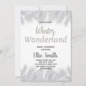 Invitations de douche pour bébé d'hiver Parties sc (Devant)