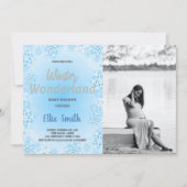 Invitations de douche pour bébé d'hiver Photo de n (Devant)