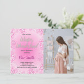 Invitations de douche pour bébé d'hiver Photo Neig (Debout devant)