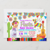 Invitations de douche pour bébé Fiesta mexicain (Devant)