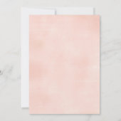 Invitations de douche pour bébé | Floral doux 01 (Dos)