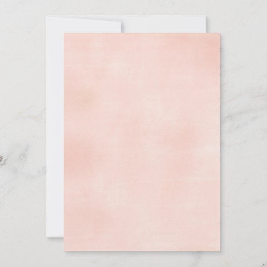 Invitations de douche pour bébé | Floral doux 01 (Dos)